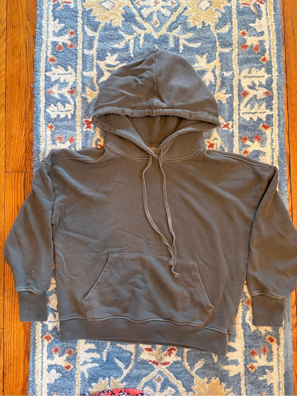 78&Sunny Unisex Gray Pullover Hoodie Size S 100% Cotton